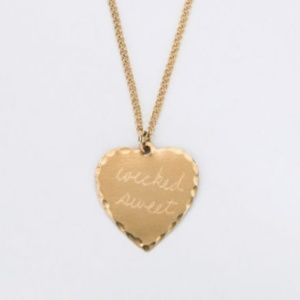 In God We Trust - "Wicked Sweet" Heart Necklace